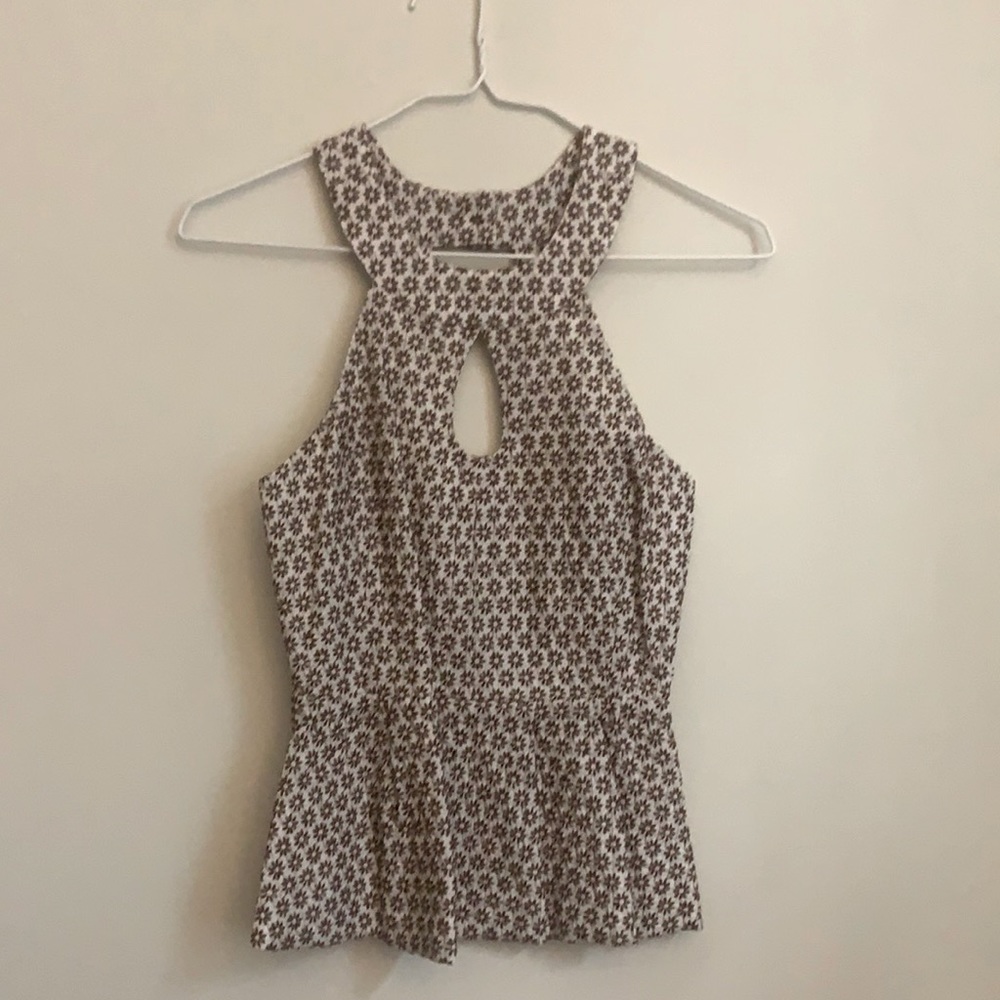 Stitched Floral Tulip Top